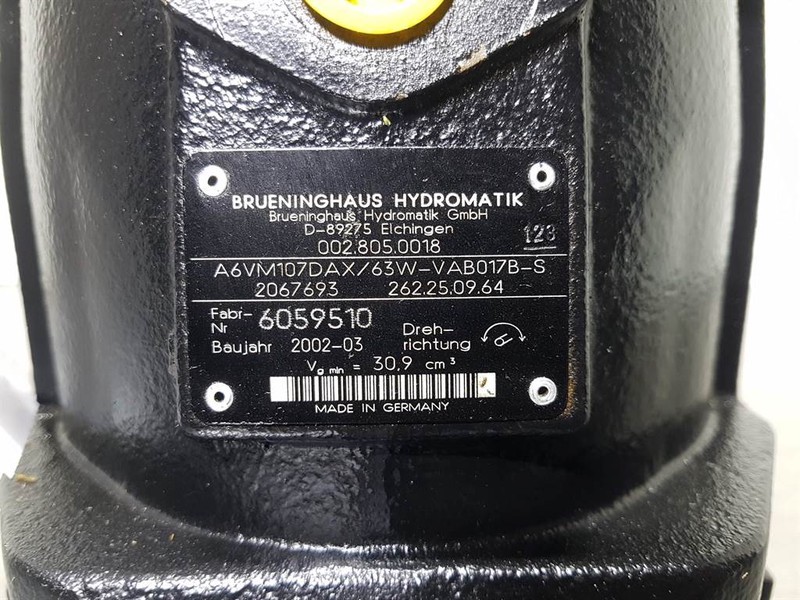 Гидравлика Brueninghaus Hydromatik A6VM107DAX/63W - Drive motor/Fahrmotor/Rijmotor: фото 4