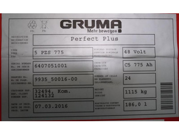 Аккумулятор GRUMA 48 Volt 5 PzS 775 Ah: фото 5