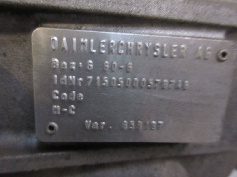Коробка передач для Грузовиков Mercedes-Benz ATEGO G6-60 715.050 TRANSMISSIE EURO 5: фото 6