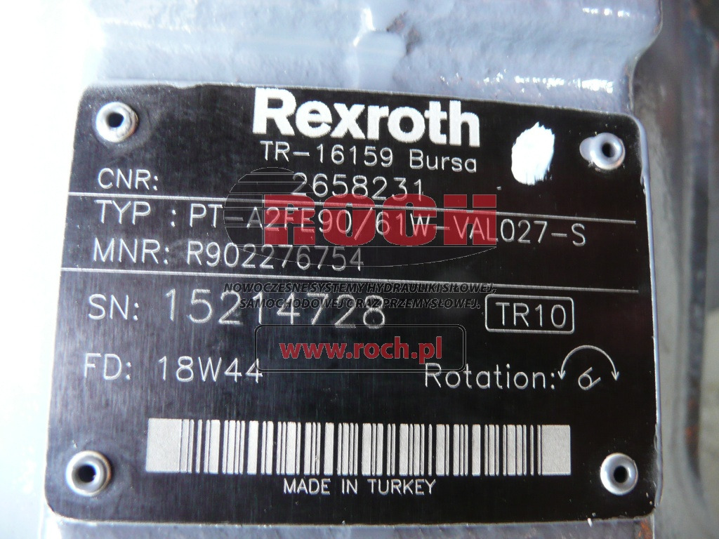 Гидравлический мотор REXROTH PT- A2FE90/61W-VAL027-S 2658231: фото 2
