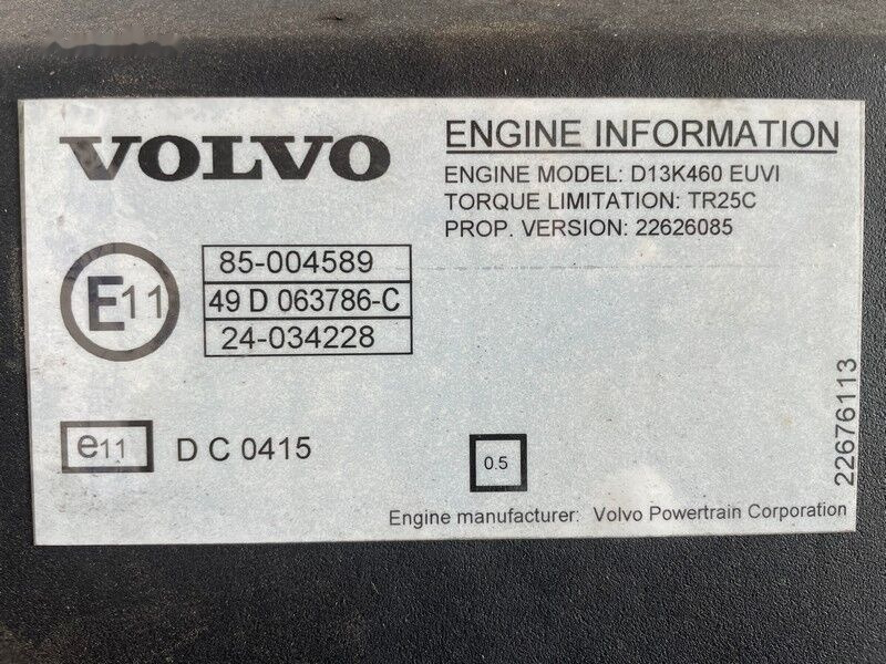 Двигатель для Грузовиков Volvo FH4 D13K 22626085: фото 5