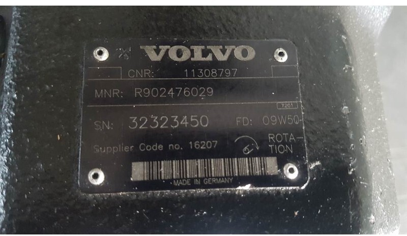 Гидравлика Volvo L45F-TP-11308797 / R902476029-Load sensing pump: фото 6