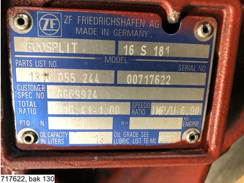 Коробка передач ZF ECOSPLIT 16 S 181, Manual: фото 2