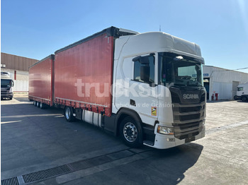Тентованный грузовик SCANIA R 450