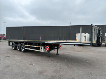 Полуприцеп бортовой/ Платформа Lag 3 axle 7 m. Extendable / Last Axle Steering: фото 2