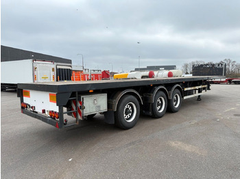 Полуприцеп бортовой/ Платформа Lag 3 axle 7 m. Extendable / Last Axle Steering: фото 3