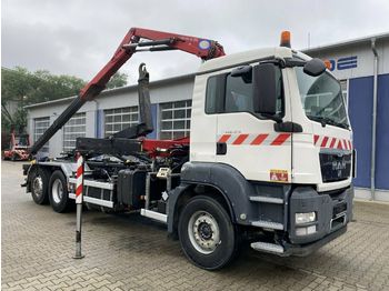 Крюковой мультилифт, Автоманипулятор MAN TGS 26.360 6x2 Abrollkipper + Kran HMF 8,2 m: фото 1