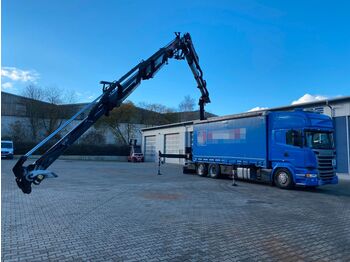 Тентованный грузовик, Автоманипулятор Scania R450 6x2 Pritsche Kran Palfinger PK34002 + JIB: фото 1