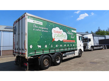 Тентованный грузовик MAN TGX 26.480 446577 KM! RETARDER+ liftaxel + moving axel: фото 3