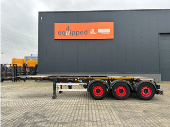 Burg 20FT ADR (EX/II, EX/III, FL, AT) Chassis, Empty weight : 3.690kg, SAF INTRADISC, 2x Liftaxle, NL-chassis в лизинг Burg 20FT ADR (EX/II, EX/III, FL, AT) Chassis, Empty weight : 3.690kg, SAF INTRADISC, 2x Liftaxle, NL-chassis: фото 2