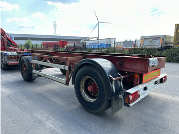 Прицеп-контейнеровоз/ Сменный кузов DEOM - SCHMIT R202P 2-AS CONTAINER TRANSPORT - BPW - GOEDE BANDEN - LUCHTVERING - BELGISCHE PAPIEREN: фото 4