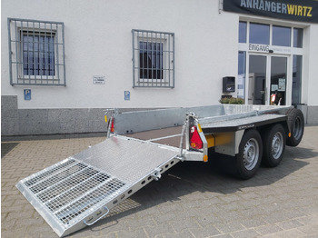 Прицеп для спецтехники Brian James General Plant 260x130x25cm Halbgitter Auffahrklappe 150cm Reserverad (S) 2700kg: фото 4
