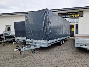 Тентованный прицеп MEDAX - 2 3000 611x203x210cm Hochplane 12" niedrig Fahrwerk 3000kg: фото 5