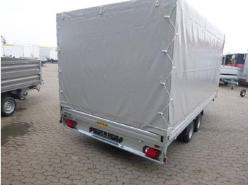 Новый Прицеп для легкового автомобиля Humbaur HN 254118 Hochlader mit Hochplane 2,5 to. 4100 x 1850 x 350 mm: фото 4