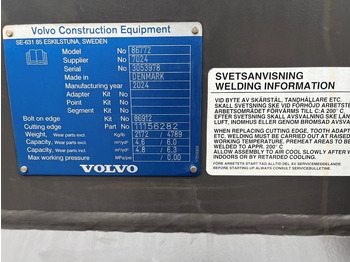 Ковш для Строительной техники Volvo L150H L180H Ny Skopa Volvo L150 L180 Bucket: фото 2