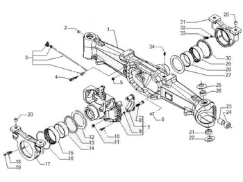 Ось и запчасти CARRARO