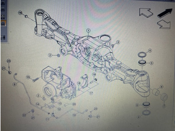 Ось и запчасти CARRARO