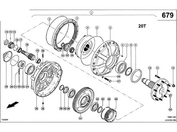 Бортовой редуктор CLAAS