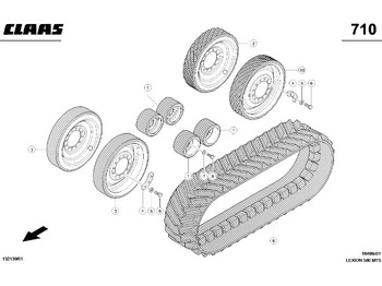 Гусеница CLAAS