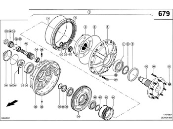 Бортовой редуктор CLAAS