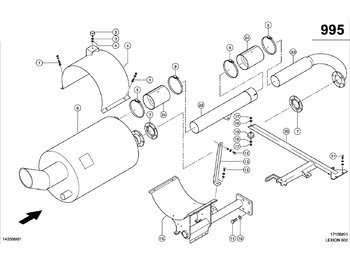 Глушитель/ Выхлопная система CLAAS
