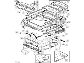 Кабина и интерьер JOHN DEERE