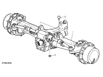Передняя ось JOHN DEERE