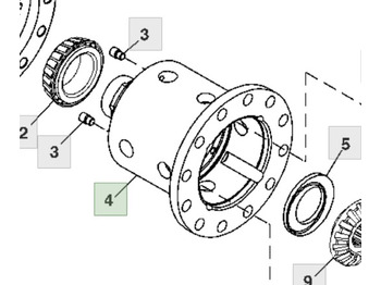 Ось и запчасти JOHN DEERE