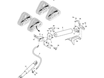 Запчасти ходовой части JOHN DEERE