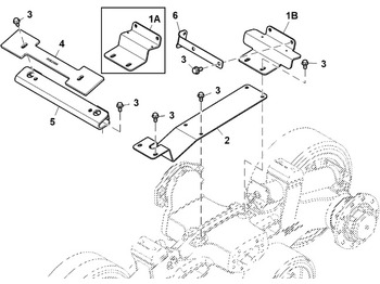 Запчасти ходовой части JOHN DEERE