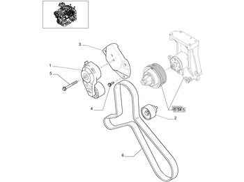 Двигатель и запчасти NEW HOLLAND