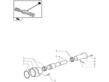 Ось и запчасти NEW HOLLAND