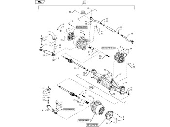Ось и запчасти NEW HOLLAND