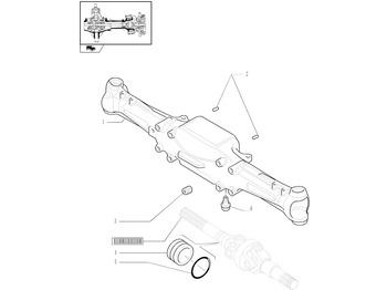 Ось и запчасти NEW HOLLAND