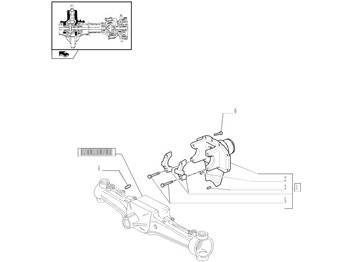Ось и запчасти NEW HOLLAND