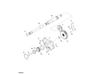 Коробка передач и запчасти JOHN DEERE