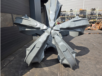 Грейфер для Строительной техники Liebherr gm 75 poliepgrijper 3500 liter orange peel liebherr lh 110 lh 150mantsinen 3500 liter: фото 4