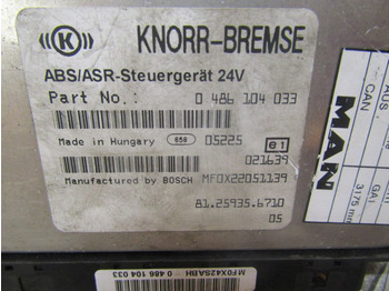 Блок управления для Грузовиков MAN M2000 18.224 ABS/ASR ECU P/NO 81.25935.6710: фото 2