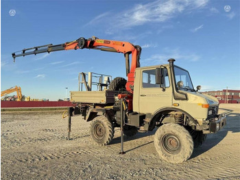 Самосвал Mercedes-Benz Unimog Palfinger PK 12000 18 m 6.8 t Radio: фото 3
