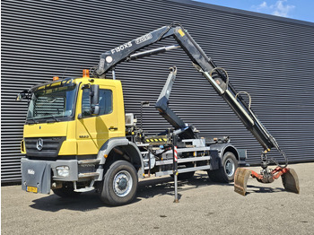 Крюковой мультилифт, Автоманипулятор Mercedes-Benz AXOR 1823 4X4 / FASSI CRANE + HOOKLIFT / SPRING SUSPENSION: фото 3