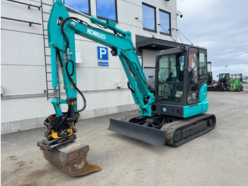 Мини-экскаватор Kobelco SK45SRX-6 Pyörittäjä pihdeillä: фото 2