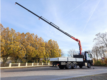 Новый Грузовик бортовой/ Платформа, Автоманипулятор MERCEDES-BENZ AROCS 3340 CRANE FASSI F245 FLATBED TWISTLOCK EURO 3: фото 3