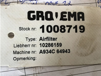 Воздушный фильтр LIEBHERR