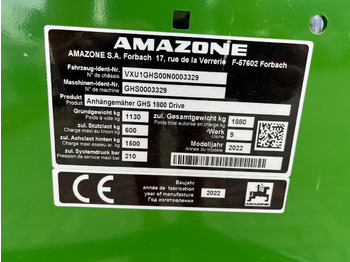 Новый Косилка Amazone GHS 1800 Drive: фото 4