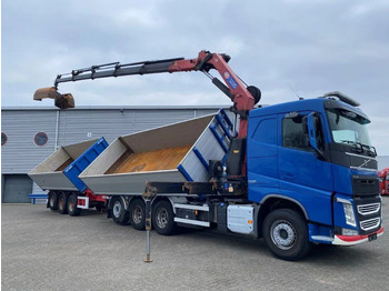 Автоманипулятор Volvo FH4-500 / HMF 3220K-RC / REMOTE / ROTATOR / 3SIDE TIPPER / DYNAMIC STEERING / ONLY:302623 KM / AUTOMATIC / EURO-6 / 2017: фото 4