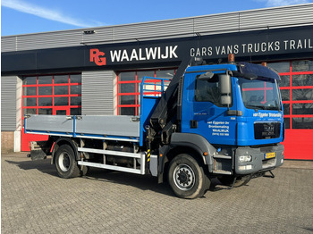 Автоманипулятор MAN TGM 18-290 4x4 Kraan met Open laadbak HMF Kraan 13 T: фото 3