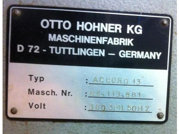 Печатное оборудование Hohner Accord 13 wire stapling machine: фото 3