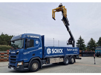 Грузовик бортовой/ Платформа SCANIA R 500