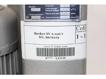 Промышленное оборудование Becker SV 2.130/1: фото 4