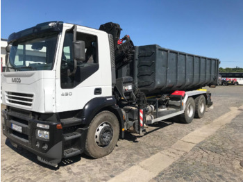Iveco STRALIS, 260S43Y/TN, hákový nosič kontajnerov s hydraulickým žeriavom в лизинг Iveco STRALIS, 260S43Y/TN, hákový nosič kontajnerov s hydraulickým žeriavom: фото 1